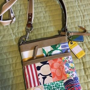 Multicolor Coach Crossbody Purse